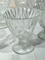 Üveg fagylatos/gyümölcsös kelyhek 12 darab