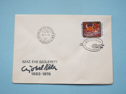 FDC (C8) - 1983. Czóbel Béla II. - (Kat.: 150.-)
