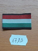 MH NEMZETI SZÍNŰ ZÁSZLÓ SZALAG FELVARRÓS BARNA SZEGÉLY 3,5 X 2 cm 1710.