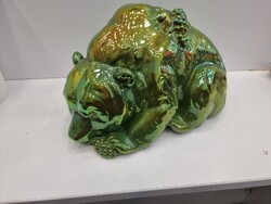 Zsolnay eosin Szolos Medve