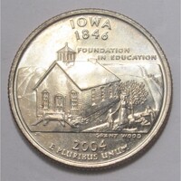 USA,quarter dollar 2004 D - Iowa aUNC+