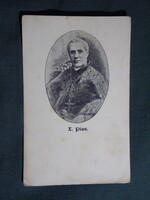 Képeslap,Szent X. Piusz pápa látkép,részlet,1900-
