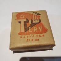 Retro terv szivarka talpsa cigaretta szocreál dohány trafikárú gyűjteménybe