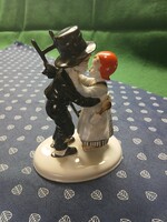 Metzler & Ortloff porcelán figura