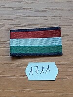 MH NEMZETI SZÍNŰ ZÁSZLÓ SZALAG FELVARRÓS KÉK SZEGÉLY 3,5 X 2 cm 1711.