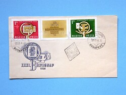 FDC (M) - 1958. 31. Bélyegnap - (Kat.: 700.-)