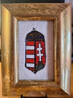 Magyar címer tűzzománc