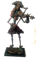 Tóth Ernő - Virtuóz 48 x 22 cm bronz kisplasztika