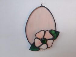 "Hímes tojás" tiffany ablakdísz