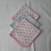 Retro női textil zsebkendő 3 darab
