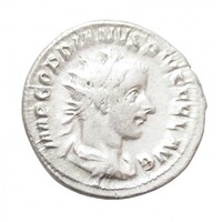 Római Birodalom,III. Gordianus antoninianus 243 Róma - FELICITAS TEMPORVM hátlap EF ezüst 4.36g