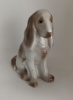 Hollóházi porcelán kutya!