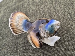 Hibátlan állapotú, jelzett Royal Dux porcelán fajdkakas figura