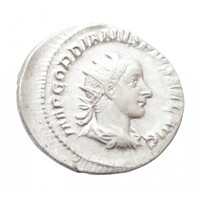 Római Birodalom,III. Gordianus antoninianus 243 Róma - FELICITAS TEMPORVM hátlap EF+ ezüst 4.36g