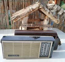 VIDEÓ! MŰKÖDŐ RIGA MODEL 302 SZOVJET TRANZISZTOROS RÁDIÓ. 1969-74, régi retro vintage