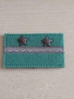 MN HATÁRŐR TÖRZSŐRMESTER RENDFOKOZAT "LEPKE" BARNA CSILLAG