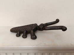Antik csizmalehúzó vas bogár alakú csizma lehúzó öntöttvas 340 7991