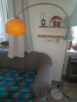 Big bow belógó íves állólámpa, ólvasó lámpa