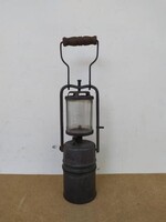 Antik bányász bakter vasutas karbid lámpa 3307