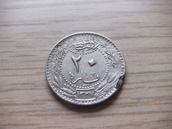 20 Para 1909  Oszmán Birodalom   V Mehmed Szultán 1909 - 1918 ( 5 )