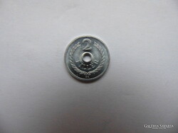 2 fillér 1971 Forgalmi sorból !