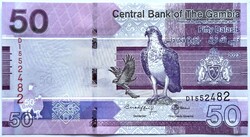 Gambia 50 Dalasis 2023, UNC.