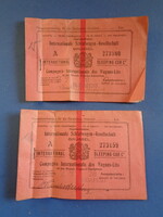 Ez a kép egy történelmi vasúti jegyet cca 1910