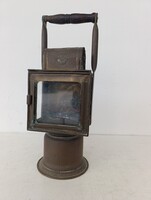 Antik vasutas bakter karbid lámpa sárgaréz 2104