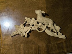 Gyönyörű faragott torony dísz bútor  vadàsz szarvas téna. Fekete Erdei Schwarzwaldi kakukk fali óra