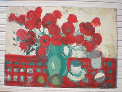 SCHÉNER MIHÁLY CSODÁLATOS VIRÁG CSENDÁLET .