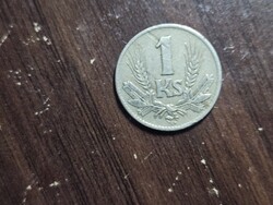 1940-es 1 Korona Csehszlovákia EF-