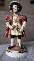 VIII. Henrik Marcato porcelánfigura
