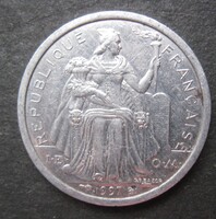 Francia Polinézia 1 Frank 1997 (XE14)