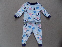 Puha, meleg Peppa Pig pizsama, 1-2 évesre