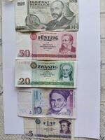 Német márka,ill csehszlovák korona