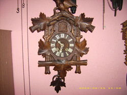 ANTIK SCHWARZWALDI RÚGÓ HÚZAMÚ KAKUKKOS ÓRA