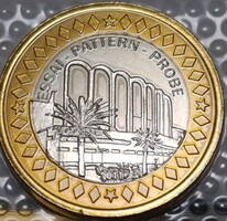 Monaco 1 euró 2011 próba