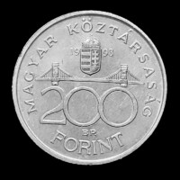 UNC - 2000 EZÜST FORINT - MAGYAR NEMZETI BANK - 1993 (ritkább)