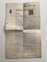 Marriage certificate (1907).