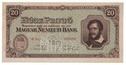1926 20 pengő MINTA unc.