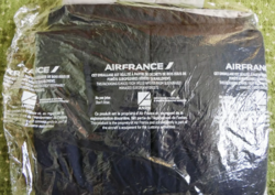 Dark Blue Fleece Dark Blue Business Class Blanket Air France
