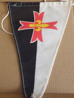 Kerékpárzászló - az Európai Cserkészek Nemzetközi Szövetségének emblémájával -