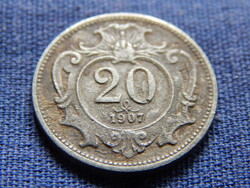 Osztrák-Magyar Monarchia Ferenc József 20 Heller 1907