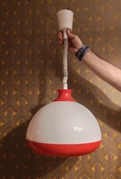 Műanyag búrás függőlámpa