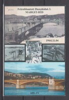 Emlékív, magánkiadás - Felrobbantott Dunahidak I.  Margit-Híd