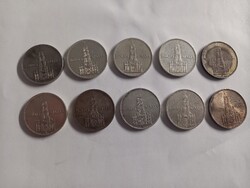 10 DARAB NÉMET,NÁCI,EZÜST 2 MÁRKA 1934