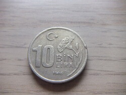 10.000  Líra 1996  Törökország ( Török Font )  ( 1 )