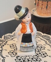 Bodrogkeresztúri Népviseletes fiú kerámia figura