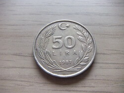 50  Líra 1987 Törökország ( Török Font )