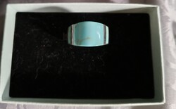 Design ezüst gyűrű/ türkiz